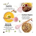 thumbnail image 3 of Utensilios de Silicona para Cocina 12pz color Rosa, 3 of 5