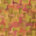 thumbnail image 1 of Ahgly Company Indoor Square Patterned Grapefruit Red Area Rugs, 5' Square, 1 of 6