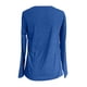 thumbnail image 5 of MHFRRA Camiseta Informal de Manga Larga con Cuello Redondo para Mujer, Básica, de Color Liso, para Uso Diario, Cómoda y Holgada. Azul, 5 of 5