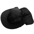 thumbnail image 5 of Falari Outdoor Sun Hat, Wide Brim with Neck Flap, Safari Hiking Gardening Fishing Hat - Black, 5 of 7