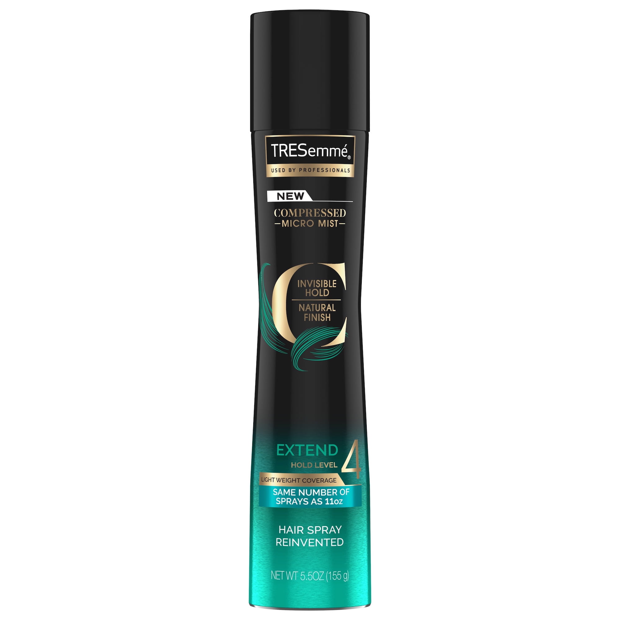 TRESemmé Frizz Control Humidity Resistant Compressed Micro Mist Extend Hold Level 4 Hair Spray, 5.5 oz