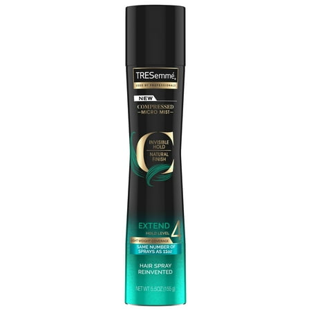 Tresemme Frizz Control Humidity Resistant Compressed Micro Mist Extend Hold Level 4 Hair Spray, 5.5 oz