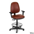 thumbnail image 3 of OFM 119-VAM-AADK-62 Vinyl Posture Task Chair with Arms and Drafting Kit-Teal, 3 of 5