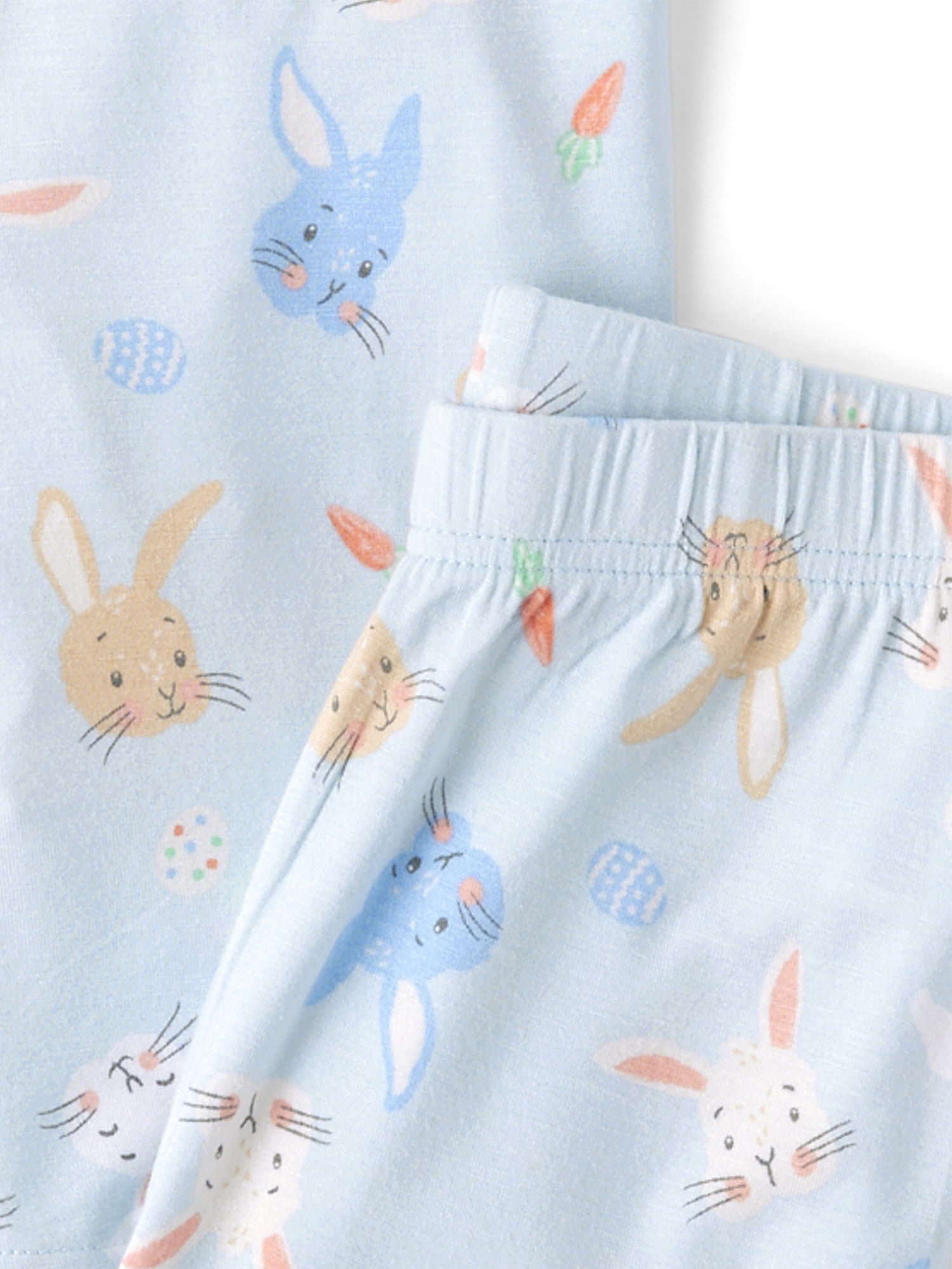 The Children's Place Boys Short Sleeve Snug Fit Easter Print Cotton Pajamas, Sizes 4-16