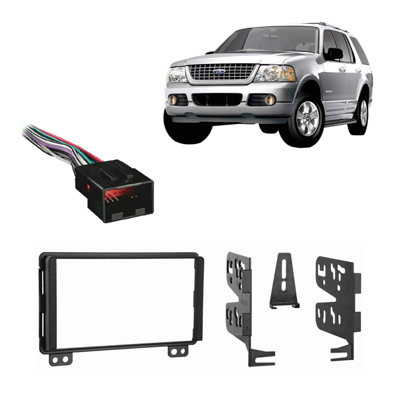 Fits Ford Explorer 2004-2005 Double DIN Stereo Harness Radio Install