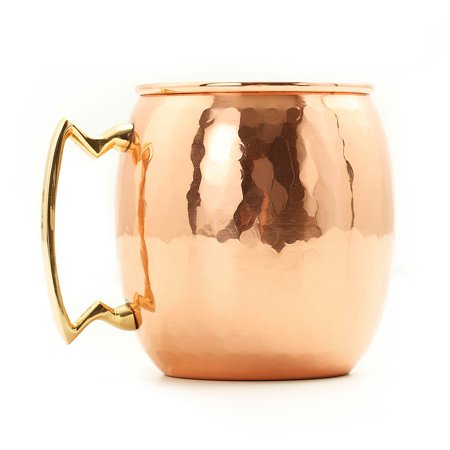 Old Dutch 16 oz. Hammered Copper Moscow Mule Mug - Set of 4