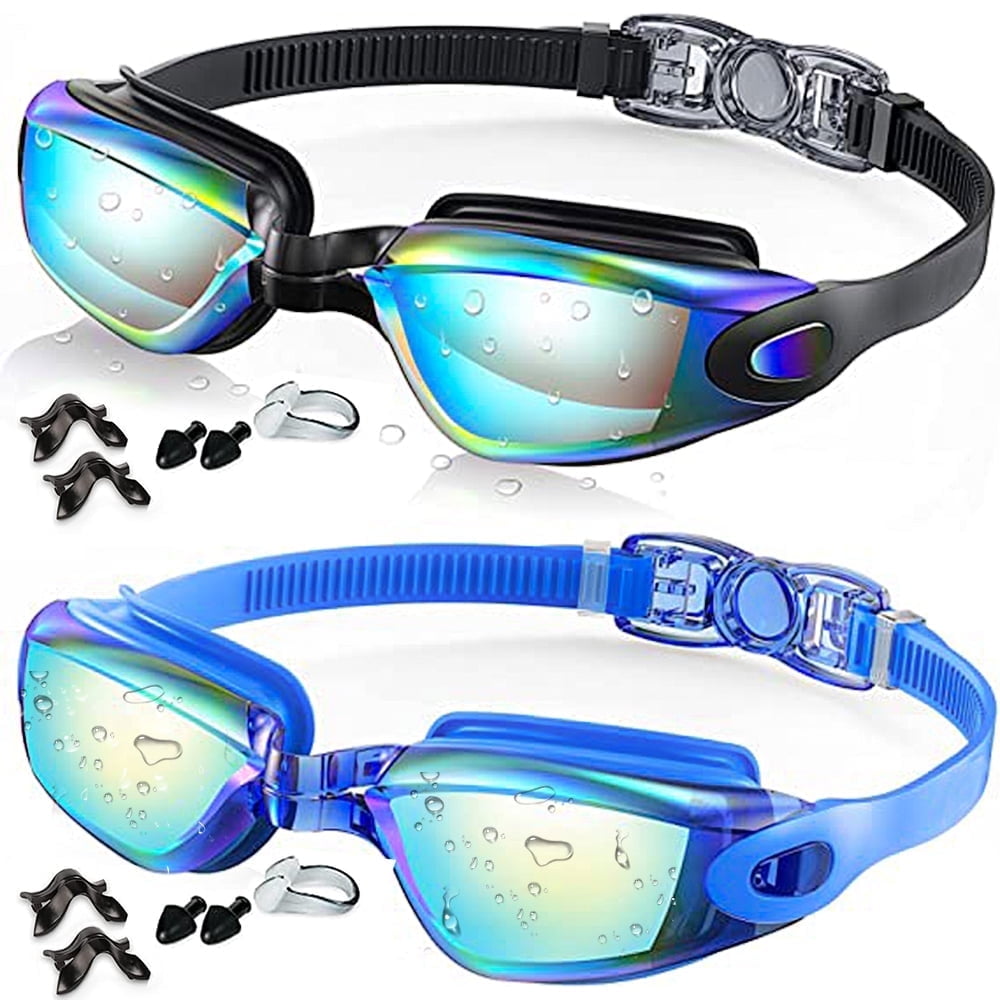 GPED Swim Goggles 2-Pack with Anti-Fog & UV photo 1