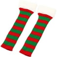 thumbnail image 3 of Dalrosia Leg Warmers for Women Girl Y2K Ribbed Striped Leg Warmer Trim Knitted Christmas Socks Fall Winter Streetwear, 3 of 4