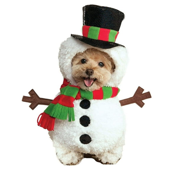 Walking Snowman Pet Costume, Large