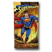 Superman Firely Planet Beach Towel