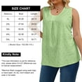 thumbnail image 6 of Oryer Womens Plus Size Tank Tops Loose Fit Tunic Blouses Sleeveless Tops, 6 of 6