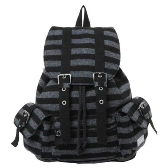 Large Capacity Daypacks Retro Stripes Backpack School Bag Travel Backpack