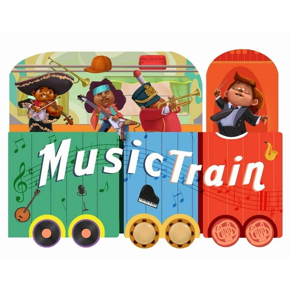 On-Track Learning Music Train, (Board Book)