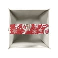 thumbnail image 4 of POLERO Leather Tissue Box Cover Cartoon Santa, Modern Square Tissue Box Holder for Creative Decorative, Ideal for Bathrooms/Office/Car/Nightstand/Dining Table, 5.1"X5.1"X5.5", 4 of 7