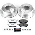 thumbnail image 3 of PowerStop Rear Z36 Truck & Tow Carbon-Fiber Ceramic Brake Pad and Drilled and Slotted Rotor Kit Fits: LEXUS TOYOTA Select Models K1134-36, 3 of 9