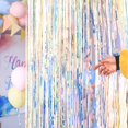 thumbnail image 4 of 2 Piezas 2M x 1M Cortinas de Lentejuelas de Papel de Aluminio Metálico Cortinas de Lentejuelas Decoración de Fotos Boda Cristiana Cumpleaños Aniversario Fiesta de Navidad, 4 of 5