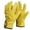 Yellow, variant on 1 Pair Work Gloves Anti-scald Insulated Winter Gloves Breathable Flexible Faux Leather Gloves for Outdoor