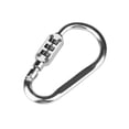 thumbnail image 2 of NIBOLOG Code Carabiner Anti-oxidation Wear Resistant Accessory Strong Load-bearing D-Shaped Carabiners for Outdoor, 2 of 7