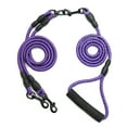 thumbnail image 1 of Labymos Dog Leash Reflective Dog Leash Dog Training Leash for 2 Dogs with Comfortable Padded, 1 of 7
