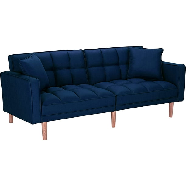 Futon Sofa Bed Convertible Sofa Bed MidCentury Modern Sleeper Sofa for