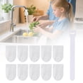 thumbnail image 2 of 10 Pcs Faucet Filter Cotton Bags Universal Anti-Splash Water Filter Faucet Filter Bag Cotton Filter Bag Mesh Faucet Filter Cotton Bags for Remove Limescale Sand Rust Faucet Sink,2.95"x2.01", White, 2 of 7