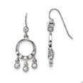 thumbnail image 1 of Silver-tone Crystal Chandelier Dangle Earrings BF1272, 1 of 2