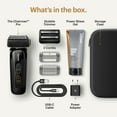 thumbnail image 4 of Manscaped Chairman Pro Precision Pack Foil Face Shaver & SkinSafe Face Stubble Trimmer with Shave Gel, 4 of 12