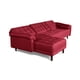 thumbnail image 5 of Sala Modular Sofá Cama De Lino Rojo Modelo Mosley, 5 of 7