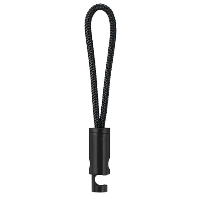 Versatile Wind Rope Buckle Aluminum Alloy Push-Type Portable Camping Black