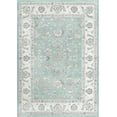 thumbnail image 2 of Rugs.com Aurelia Collection Rug – 10' x 14' Aqua Medium-Pile Rug Perfect For Living Rooms, Large Dining Rooms, Open Floorplans, 2 of 4