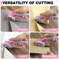 thumbnail image 2 of SHALL 4V Cordless Electric Scissors, Rechargeable Cardboard Cutter, Rotary Electric Box Cutter w/Safety Lock, LED Light & Replacement Blade for Fabri, 2 of 7