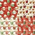 thumbnail image 3 of ZOUSSIQI 24 Sheets 6'' x 6'' Christmas Scrapbook Paper Cute Pattern One Sided Cardstock for DIY Card Making Decorative Paper (R2474) CA919-15001, 3 of 4