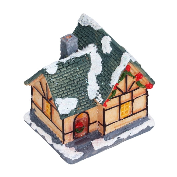 Christmas Village Houses, Christmas Scene House Village Christmas Village Set for Birthday for Christmas Gifts