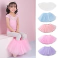 thumbnail image 2 of Girls Kids Ballet Skirt Mesh Tutu Ballerina Dress Gymnastics Dancing Skirt Princess Pettiskirts Clothes, 2 of 19