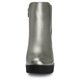 thumbnail image 3 of Botines Plataforma Punta Redonda Cremallera Tacón Bloque Silber Grau 23.5cm, 3 of 7