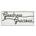 thumbnail image 5 of Stupell Industries Bold Goodness Gracious Phrase Minimal Family Text Typography Painting Black Framed Art Print Wall Art, 13 x 30, 5 of 5
