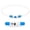 Blue, variant on LED Light up Dog Collar, Type C USB Rechargeable Flash Dog Necklace Light, Pet Safety Collar Makes Your Beloved Dogs Be Seen at Night for Small Medium Large Dogs