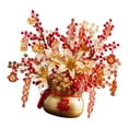 thumbnail image 4 of Bonsái artificial en un cubo de bendición, decoración de Año Nuevo chino, artificial Oro, 4 of 8