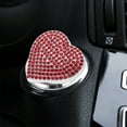 thumbnail image 3 of LOLIPPYY 2pcs Car Ignition Protector Push To Start Button Cover Car Interior Decor Engine Ignition Cover Car Starter Button Cover, 3 of 7