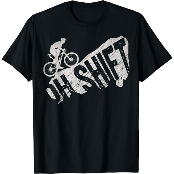 Oh Shift Mountain Biking Bicycle Bike Rider Cyclist Funny T-Shirt