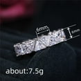 thumbnail image 4 of PERITANG With handcrafted details Promise Ring Proposal Gift for Wife Ladies Dazzling Sparkling CZ Cubic Zirconia Ring Elegant Gift With Gift Packaging, 4 of 8