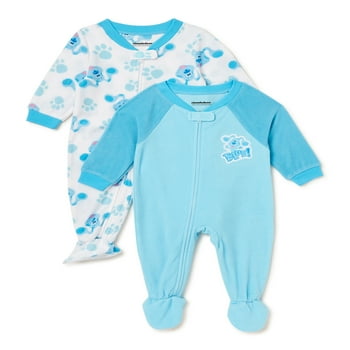 Blues Clues Toddler Girls Pajama Blanket er, 2-Pack, Sizes 12M-5T