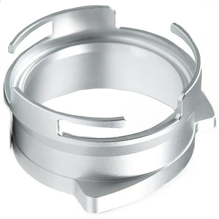 

Espresso Dosing Funnel Aluminum Metal Barista Coffee Dosing Funnel Compatible for 54mm Portafilter -Silver