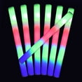 thumbnail image 6 of 150 LED Party Foam Light Sticks Batons Wand for Wedding, Parties, Birthdays, Guests, Party, DJ, Concerts, Festivals, Events, Promotions Party Favors 3 Color Lighting Modes Batteries 16", 6 of 9