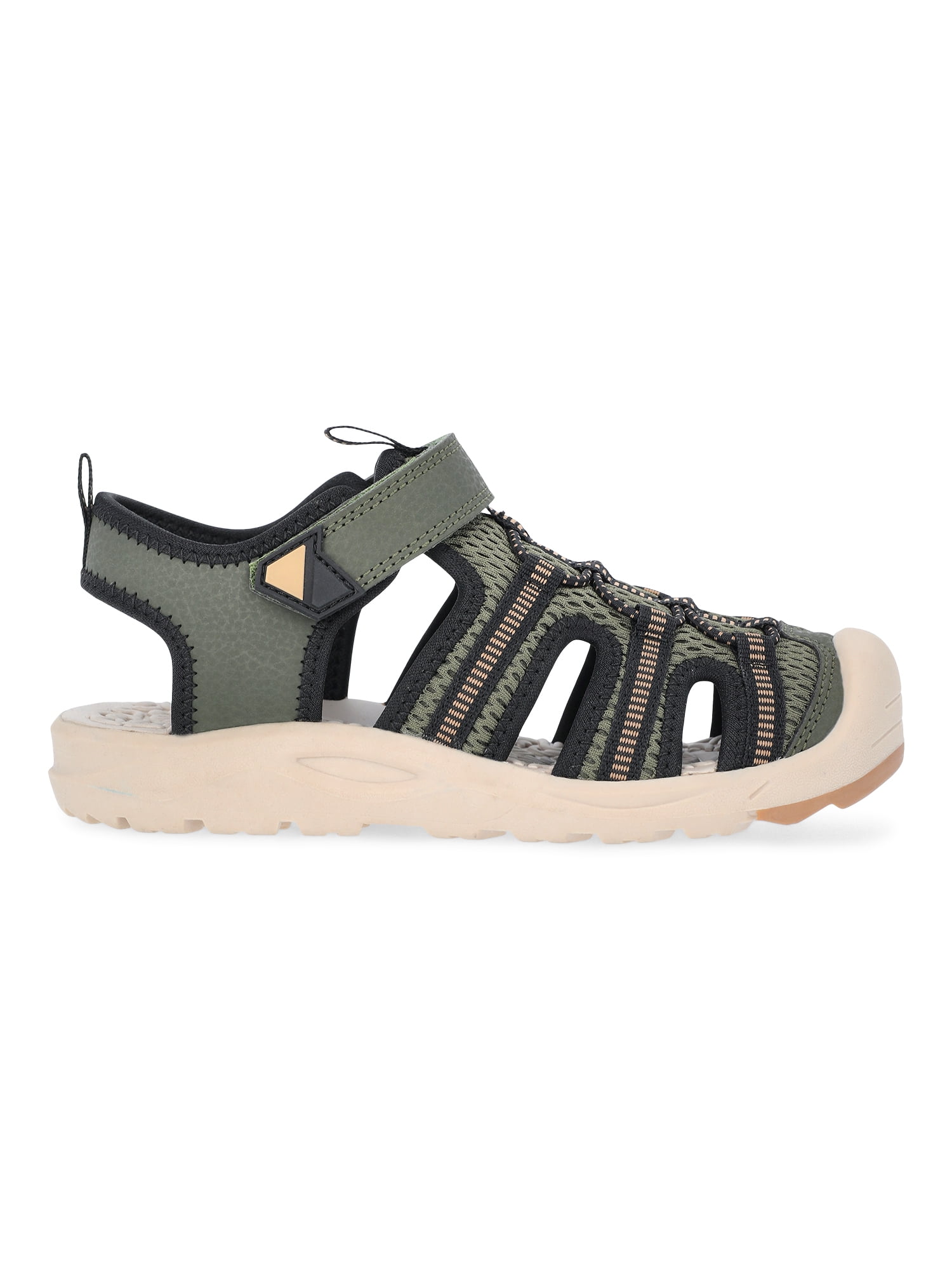Wonder Nation Toddler, Little, and Big Boys Closed Toe Trail Sandals