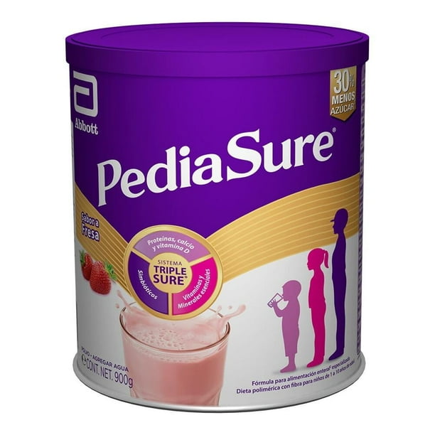 Fórmula para alimentación Pediasure enteral especializada en polvo fresa 900 g