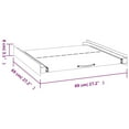 thumbnail image 4 of vidaXL Washing Machine Stacking Kit with Pull-Out Shelf, 4 of 5