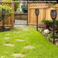 thumbnail image 2 of Costway 4pcs Solar Torch Lights Waterproof Flickering Dancing Flame Landscape Decoration, 2 of 10