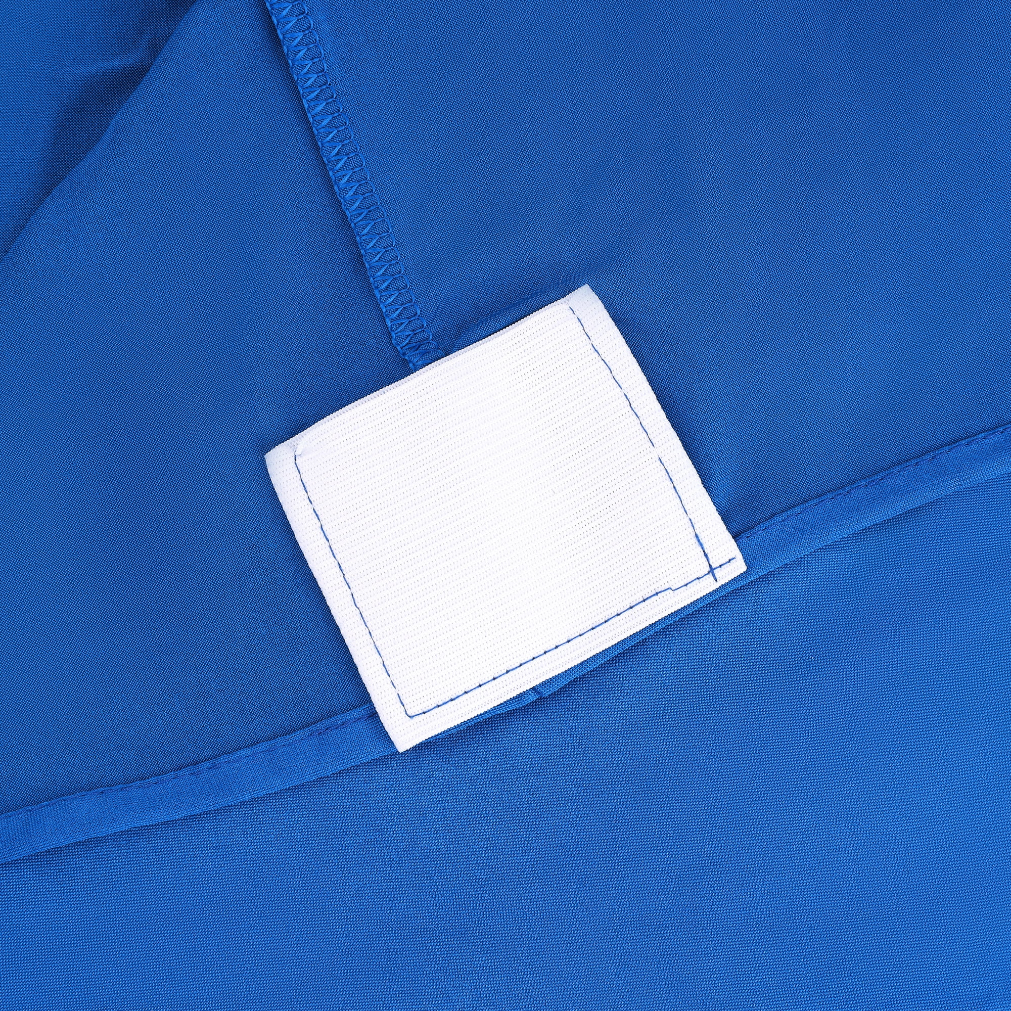 Unique Bargains Spandex Tablecloth 1 Pack Table Cover for 4 Foot Table Blue 8FT
