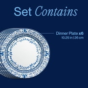 Corelle Portofino 10.25 Glass Dinner Plate (Set of 6)